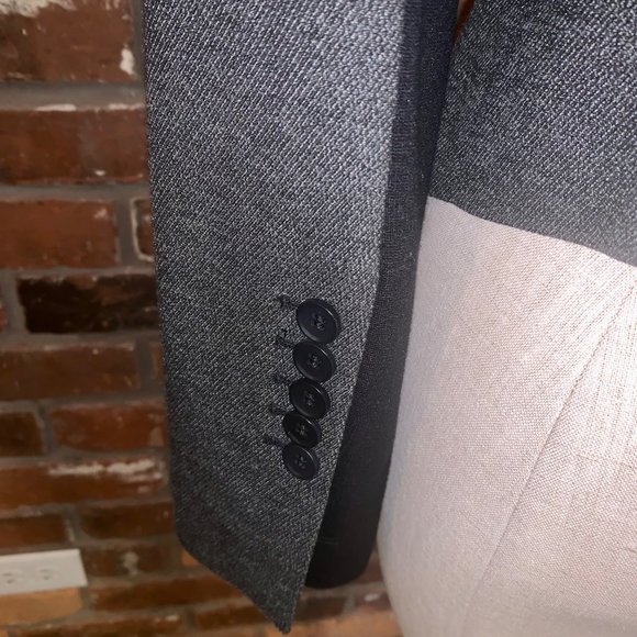 BCBGMAXAZRIA Gray Bowie Tuxedo Blazer Size XS - Picture 5 of 6